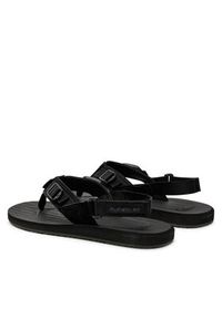 Quiksilver Sandały Carver AQYL101376 Czarny. Kolor: czarny. Materiał: materiał #4