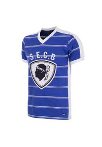 COPA FOOTBALL - Koszulka piłkarska retro - Dorosły - SC Bastia 1981-82 - Niebieska. Kolor: niebieski. Sport: piłka nożna