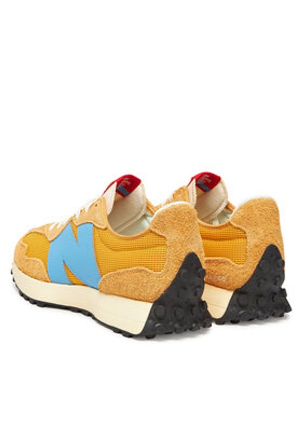 New Balance Sneakersy U327VSA Żółty. Kolor: żółty. Materiał: zamsz, skóra