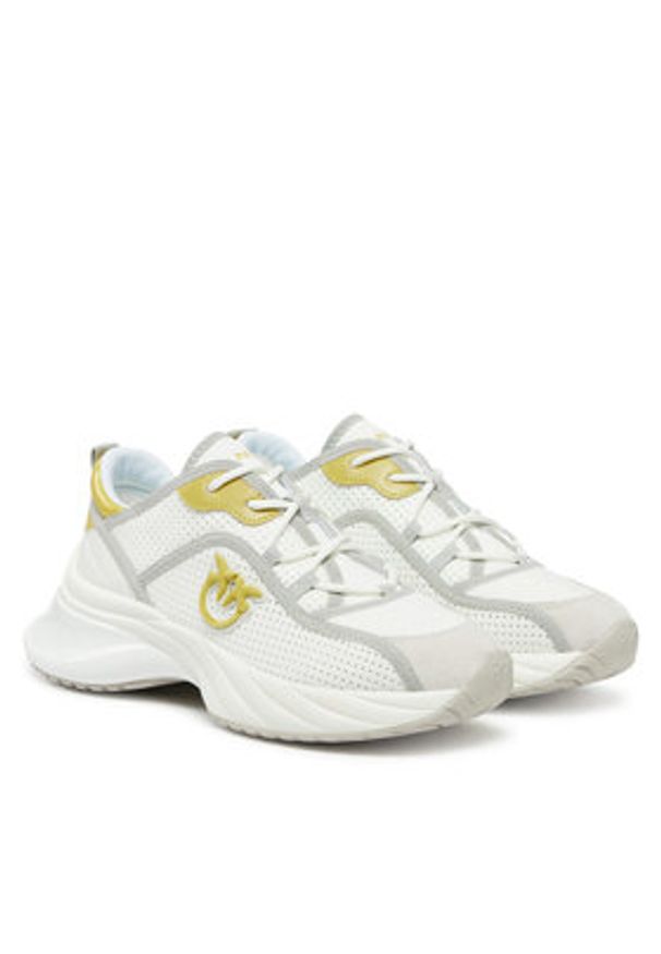 Pinko - PINKO Sneakersy Ariel 10 SS0065 T030 Biały. Kolor: biały. Materiał: materiał