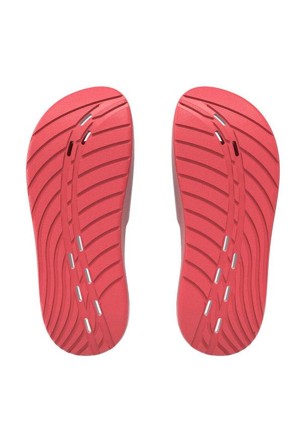 Klapki basenowe antypoślizgowe męskie Speedo Slide. Kolor: czerwony. Styl: sportowy
