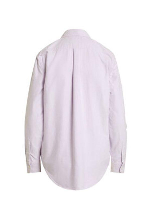 Polo Ralph Lauren Koszula 211970736506 Fioletowy Relaxed Fit. Typ kołnierza: polo. Kolor: fioletowy. Materiał: bawełna