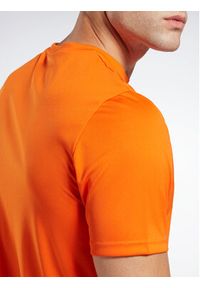 Reebok T-Shirt Training Graphic IC7665 Pomarańczowy Active Fit. Kolor: pomarańczowy. Materiał: syntetyk #6