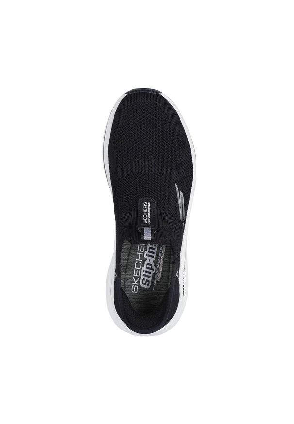 skechers - Buty do biegania damskie, Slip-Ins Max Cushioning Elite 2.0. Zapięcie: bez zapięcia. Kolor: biały, czarny, wielokolorowy. Materiał: syntetyk, tkanina, materiał. Szerokość cholewki: normalna. Sport: turystyka piesza