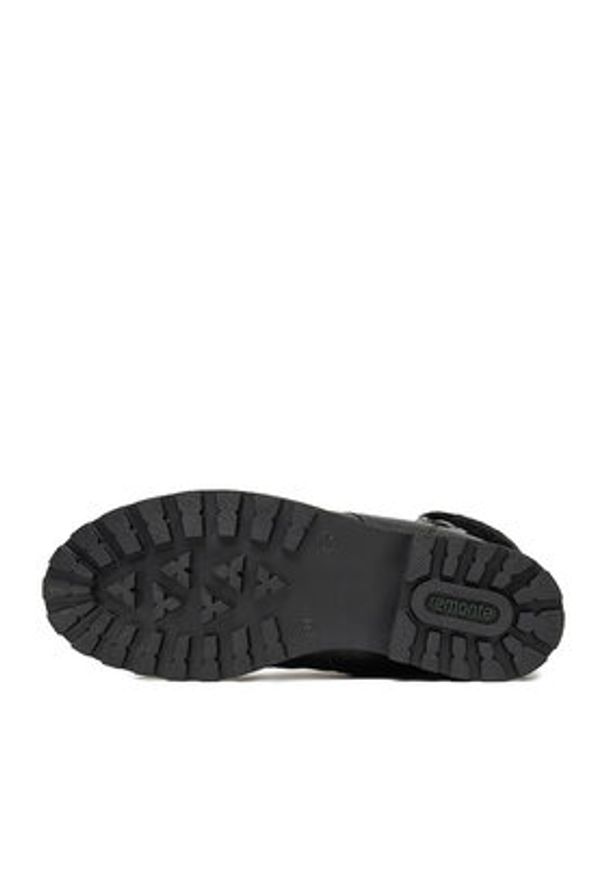 Remonte Trzewiki CEO-D8481-00 Czarny. Kolor: czarny. Materiał: skóra