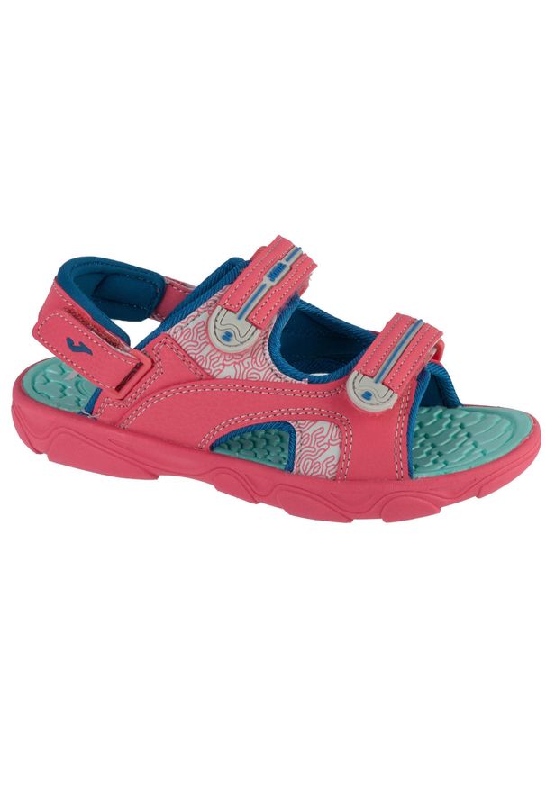 Joma - Sandały dziewczęce, S.Ocean Jr 23 SOCEJS. Kolor: niebieski, wielokolorowy, różowy. Sport: turystyka piesza