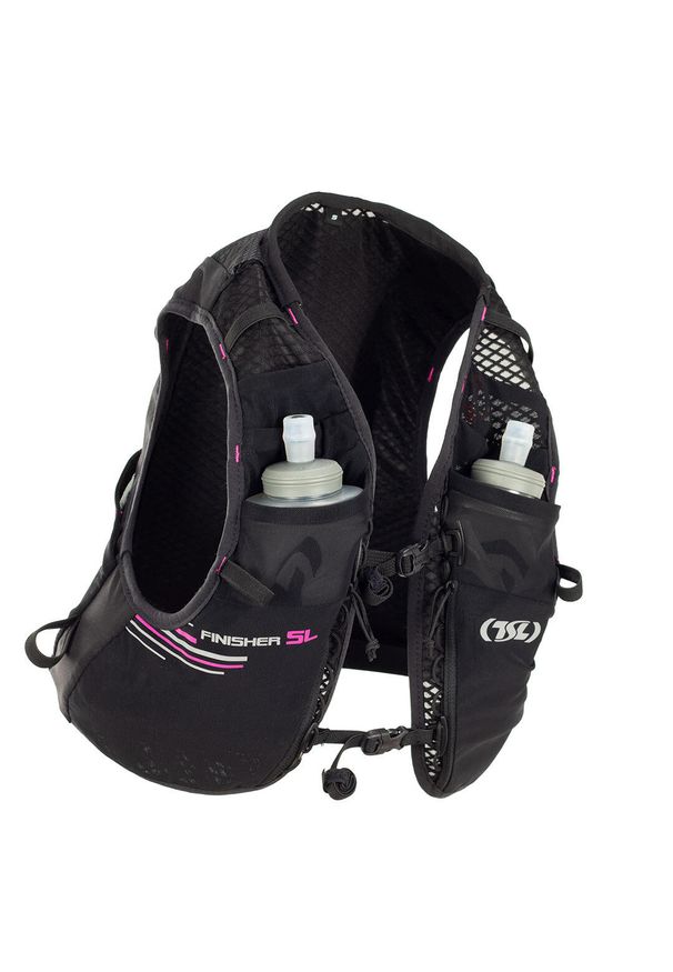 Kamizelka hydracyjna z 2 miękkimi kolbami TSL Finisher 5L. Kolor: różowy. Sport: bieganie