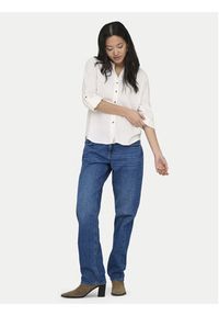 only - ONLY Koszula Goa 15363991 Biały Loose Fit. Kolor: biały. Materiał: wiskoza, len #5