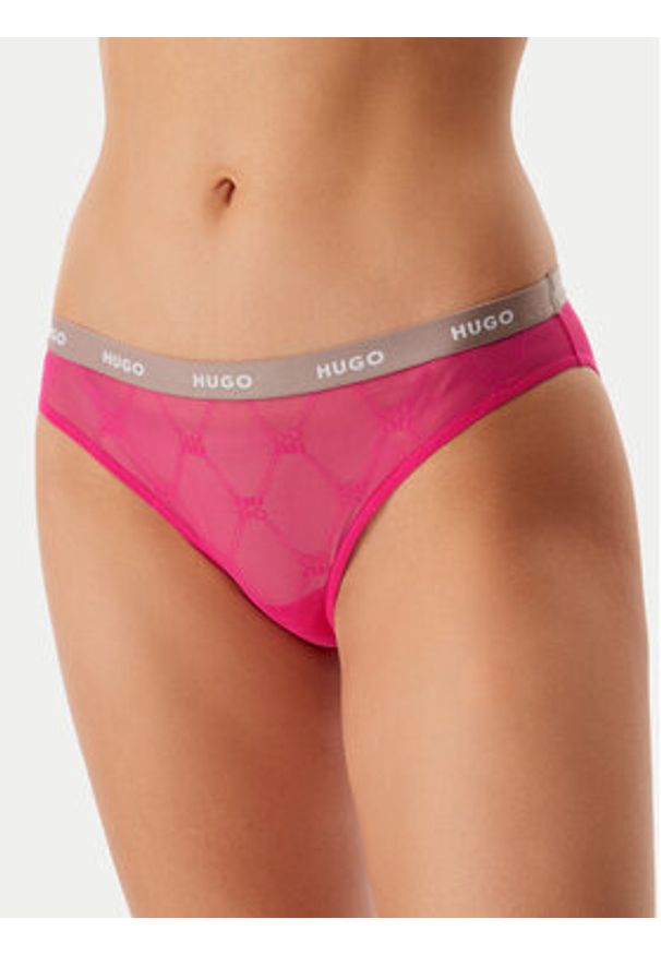 Hugo - HUGO Figi klasyczne 50535248 Różowy. Kolor: różowy. Materiał: materiał, poliamid, nylon