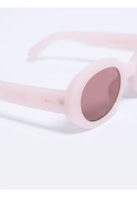 Big-Star - Okulary przeciwsłoneczne damskie różowe Kuni 600. Kolor: różowy. Wzór: kolorowy