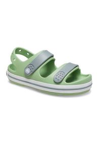 Buty do chodzenia dla dzieci Crocs Crocband Cruiser. Zapięcie: rzepy. Kolor: zielony. Materiał: syntetyk, materiał