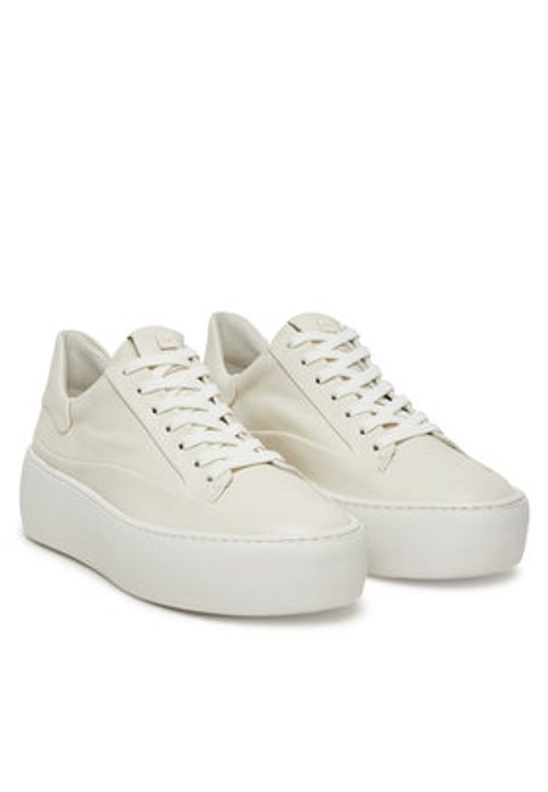 HÖGL Sneakersy 0-100200 Écru. Materiał: skóra
