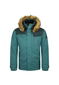 Męska kurtka zimowa Kilpi ALPHA-M. Kolor: zielony. Sezon: zima. Sport: turystyka piesza #1