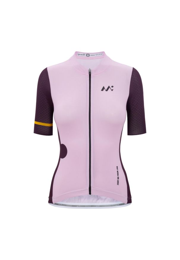 Koszulka rowerowa dla kobiet Quest Maja Pink Flow. Sport: fitness, kolarstwo