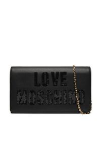 Love Moschino - LOVE MOSCHINO Torebka JC4293PP0IKK100B Czarny. Kolor: czarny. Materiał: skórzane