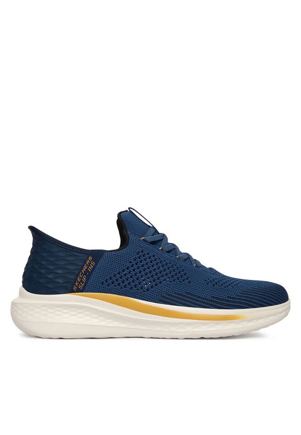 skechers - Sneakersy Skechers. Kolor: niebieski