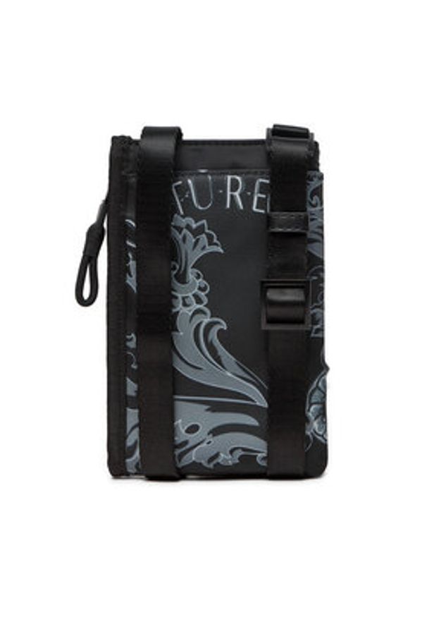 Versace Jeans Couture Saszetka 75YA4B8B Czarny. Kolor: czarny. Materiał: materiał