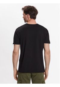 Alpha Industries T-Shirt Basic 118533 Czarny Regular Fit. Kolor: czarny. Materiał: bawełna #4
