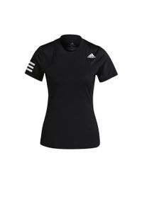 Koszulka damska Adidas Club Tennis sportowa czarna. Kolor: biały, wielokolorowy, czarny