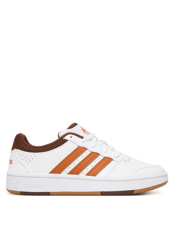 Adidas - adidas Sneakersy Hoops Classic J KI1071 Biały. Kolor: biały. Materiał: skóra