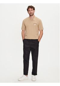 Jack & Jones - Jack&Jones Polo Jprblaalfie 12259678 Brązowy Regular Fit. Typ kołnierza: polo. Kolor: brązowy. Materiał: bawełna
