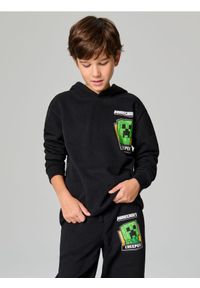 Sinsay - Bluza Minecraft - kremowy. Kolor: kremowy. Długość: długie. Wzór: nadruk