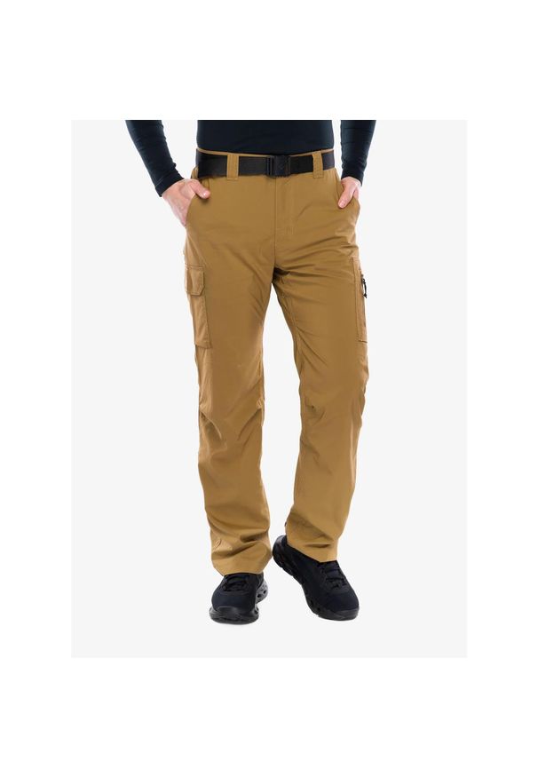 columbia - Spodnie turystyczne męskie Columbia Silver Ridge Utility Pant. Kolor: brązowy