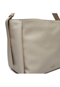 Calvin Klein Torebka Gracie Medium Ew Shopper K60K612129 Szary. Kolor: szary. Materiał: skórzane