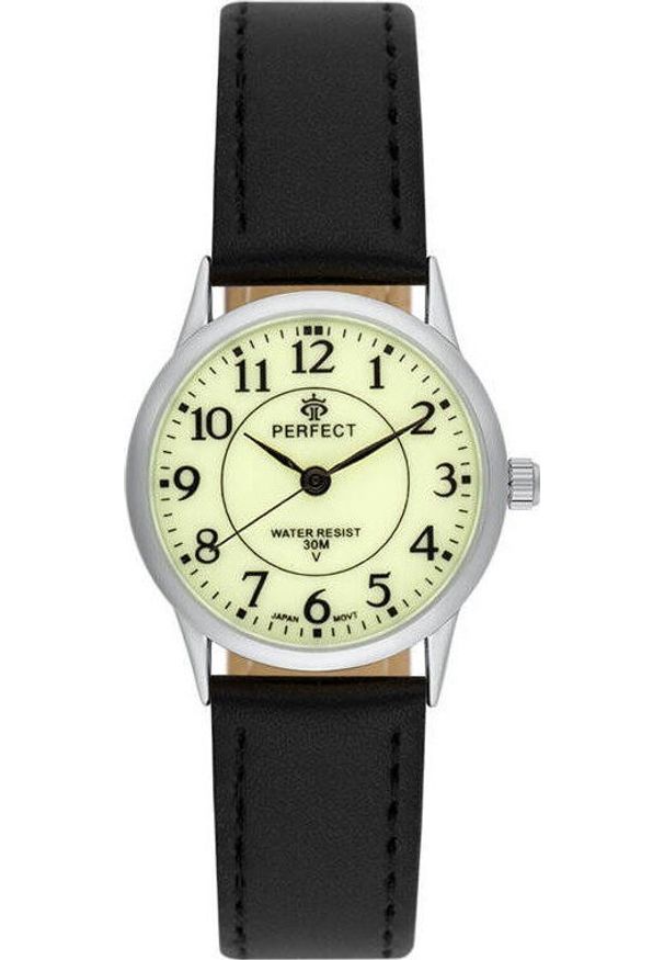 Zegarek Perfect Zegarek Perfect LX050-04 damski klasyczny świecąca tarcza .. Styl: klasyczny