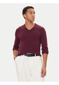 United Colors of Benetton - United Colors Of Benetton Sweter 1002U4407 Fioletowy Regular Fit. Kolor: fioletowy. Materiał: wełna #1