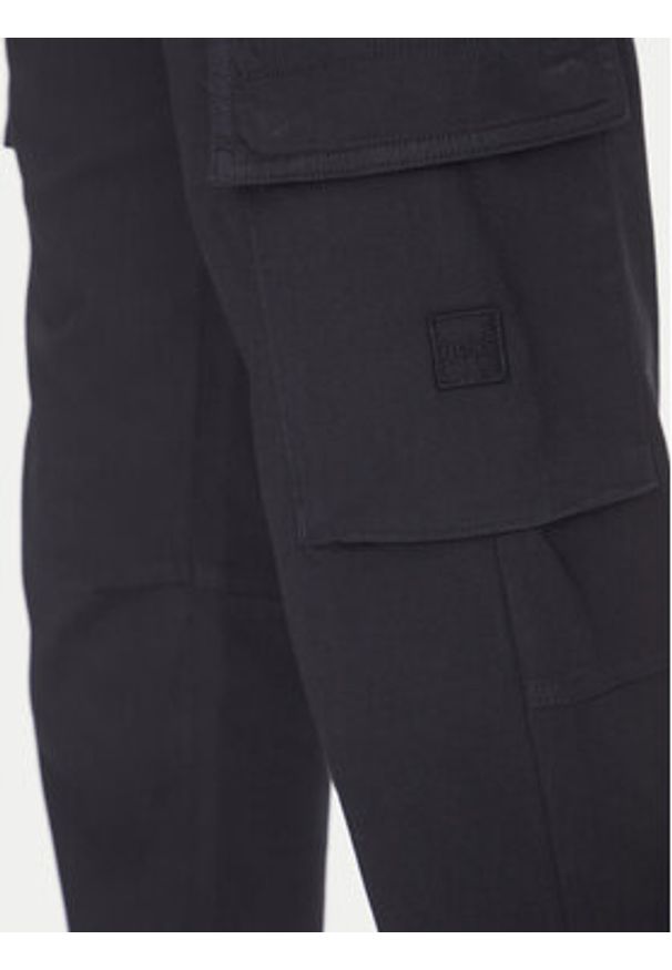 BOSS Spodnie materiałowe 50536882 Granatowy Regular Fit. Kolor: niebieski. Materiał: bawełna