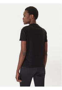Versace Jeans T-Shirt 80HAHT09 Czarny Regular Fit. Kolor: czarny. Materiał: bawełna #4