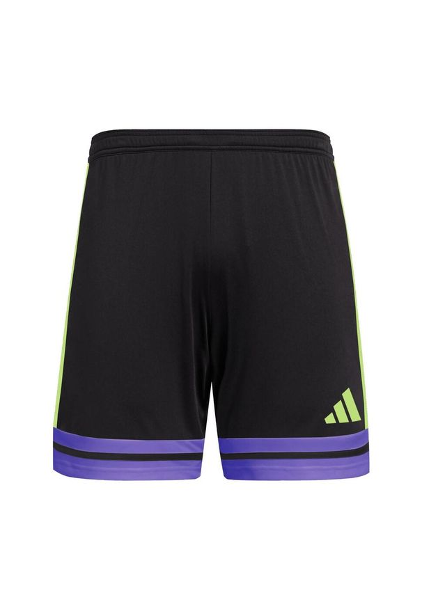 Adidas - Szorty Squadra 25. Kolor: czarny, zielony, wielokolorowy, fioletowy. Materiał: materiał. Sport: piłka nożna