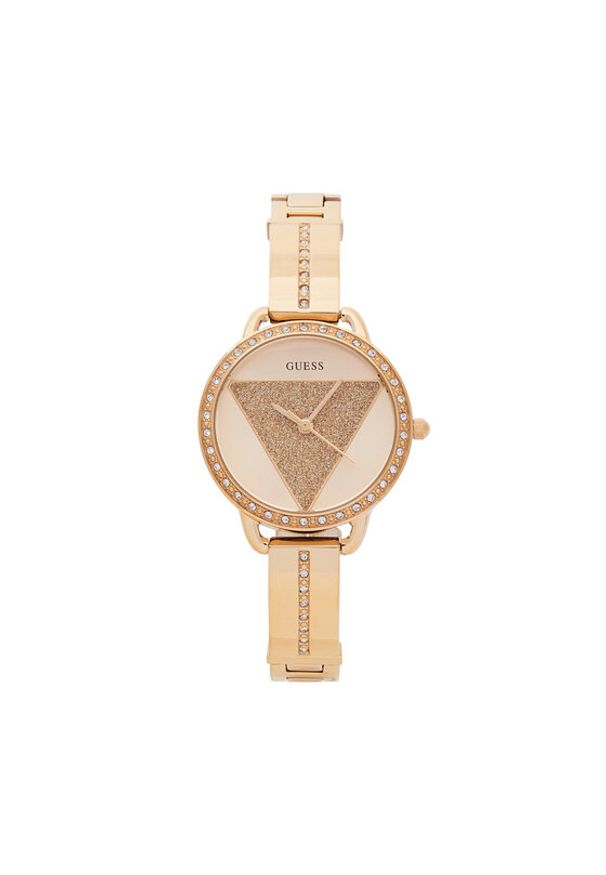 Guess Zegarek Tri Bellini GW0914L2 Złoty. Kolor: złoty