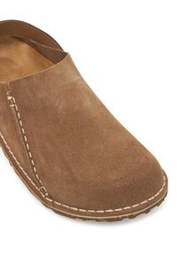 Birkenstock Klapki Lutry Premium 1025297 Beżowy. Kolor: beżowy. Materiał: skóra, nubuk