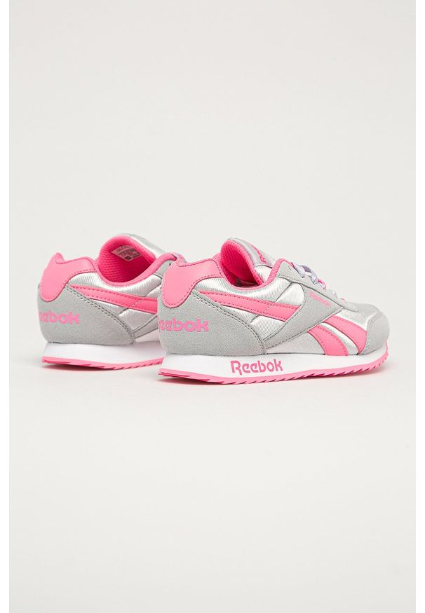 Reebok Classic - Buty dziecięce Royal Classic Jogger 2. Nosek buta: okrągły. Zapięcie: sznurówki. Kolor: szary. Materiał: guma. Model: Reebok Classic, Reebok Royal