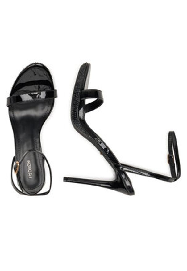 DeeZee Sandały F2851-25 Czarny. Kolor: czarny. Materiał: materiał, syntetyk