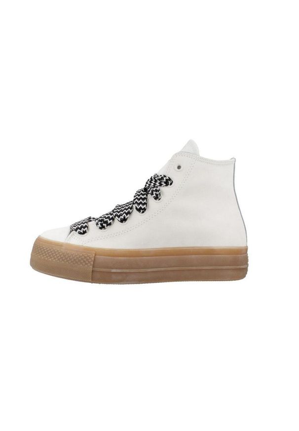 Converse - Kapcie CONVERSE CHUCK TAYLOR ALL STAR LIFT Biały. Kolor: biały. Materiał: tkanina