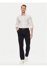 TOMMY HILFIGER - Tommy Hilfiger Koszula Circle MW0MW34649 Biały Slim Fit. Kolor: biały. Materiał: bawełna #3