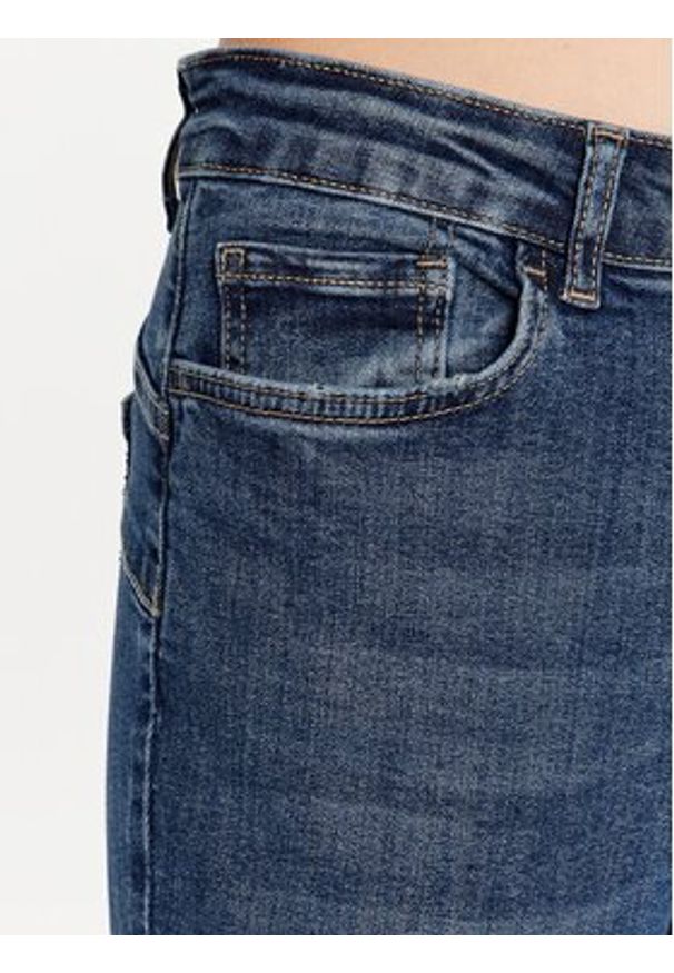 Liu Jo Jeansy UF3034 D4391 Granatowy Slim Fit. Kolor: niebieski