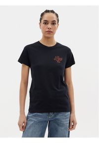 Lee T-Shirt Small Logo 112350198 Czarny Regular Fit. Kolor: czarny. Materiał: bawełna #1