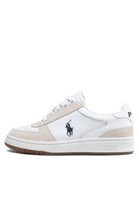Polo Ralph Lauren Sneakersy Polo Crt Pp 809834463002 Biały. Kolor: biały. Materiał: skóra #5