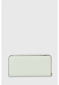 Calvin Klein Jeans portfel damski kolor zielony. Kolor: zielony #3