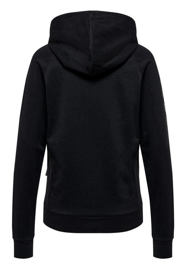 Damska bawełniana bluza z kapturem Hummel Move Grid. Typ kołnierza: kaptur. Kolor: czarny. Materiał: bawełna. Sport: fitness