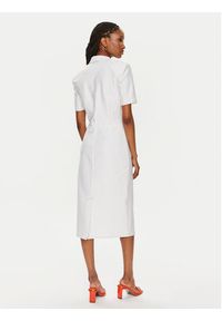 Max Mara Leisure Sukienka koszulowa Faro 2416621018 Biały Regular Fit. Kolor: biały. Materiał: syntetyk. Typ sukienki: koszulowe