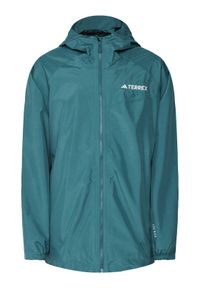 Adidas - adidas Kurtka przeciwdeszczowa Terrex Multi 2L RAIN.RDY JL9774 Zielony Regular Fit. Kolor: zielony. Materiał: syntetyk