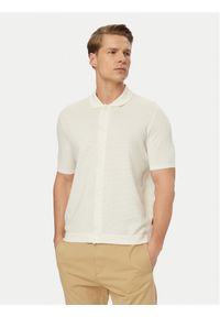 Bugatti Koszula 7100-15536E Biały Regular Fit. Kolor: biały. Materiał: syntetyk #1