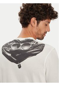 C.P. Company T-Shirt RCCMTS725A005100W Écru Regular Fit. Materiał: bawełna #5