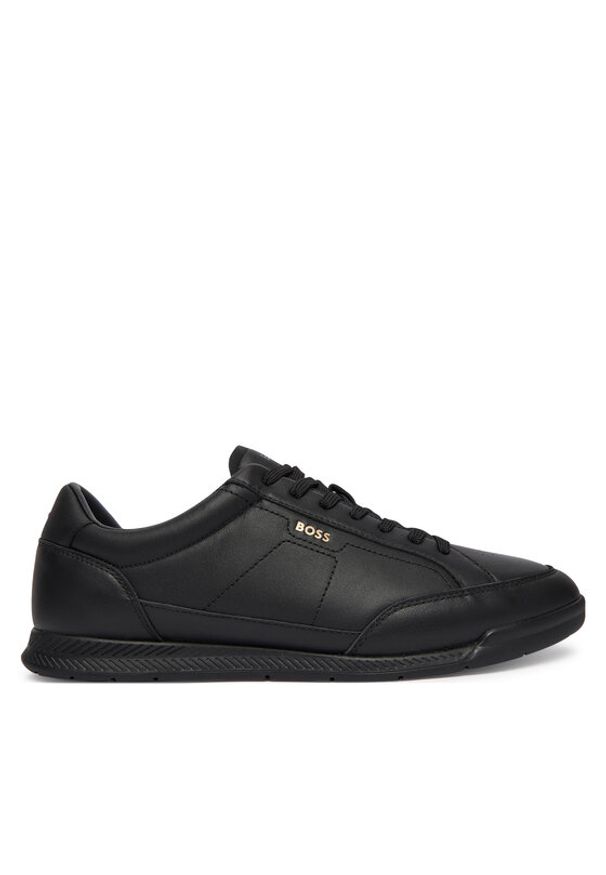 BOSS Sneakersy Nitan 50552880 Czarny. Kolor: czarny. Materiał: skóra