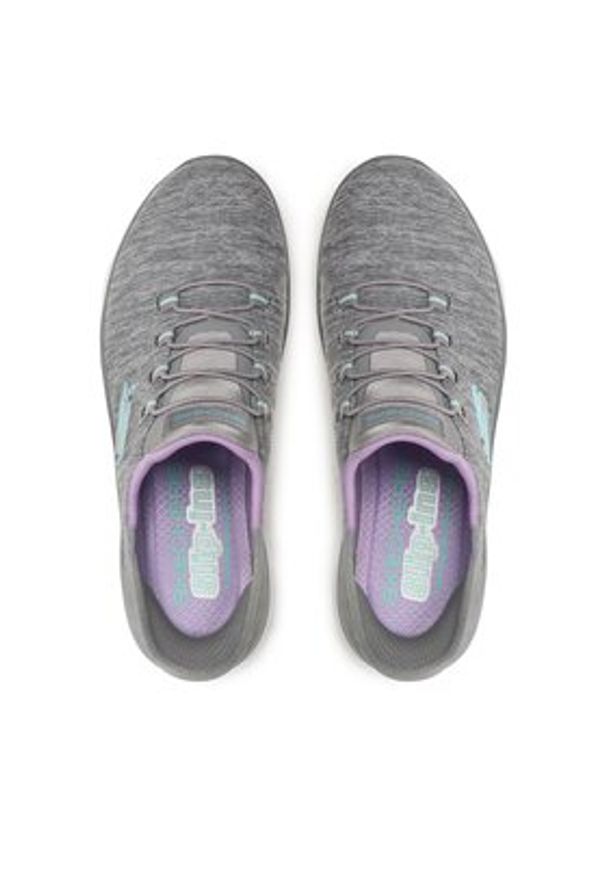 skechers - Skechers Sneakersy Dazzling Haze 149937/GYMT Szary. Kolor: szary. Materiał: materiał